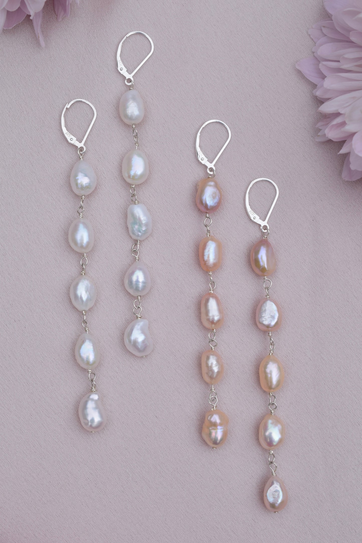 Pearl Cascade Earrings