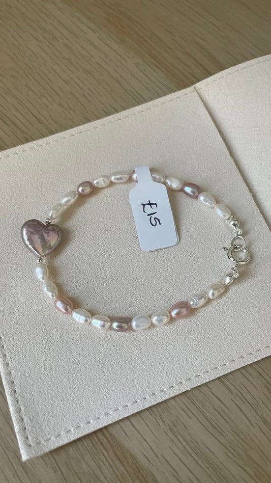 Love Struck Pearl Bracelet