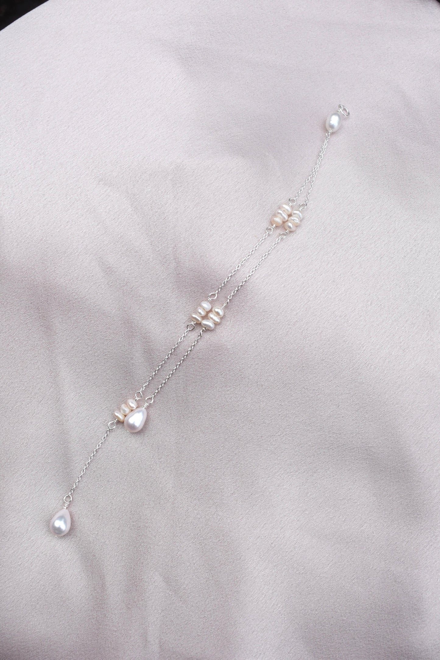 Double Pearl Back Chain