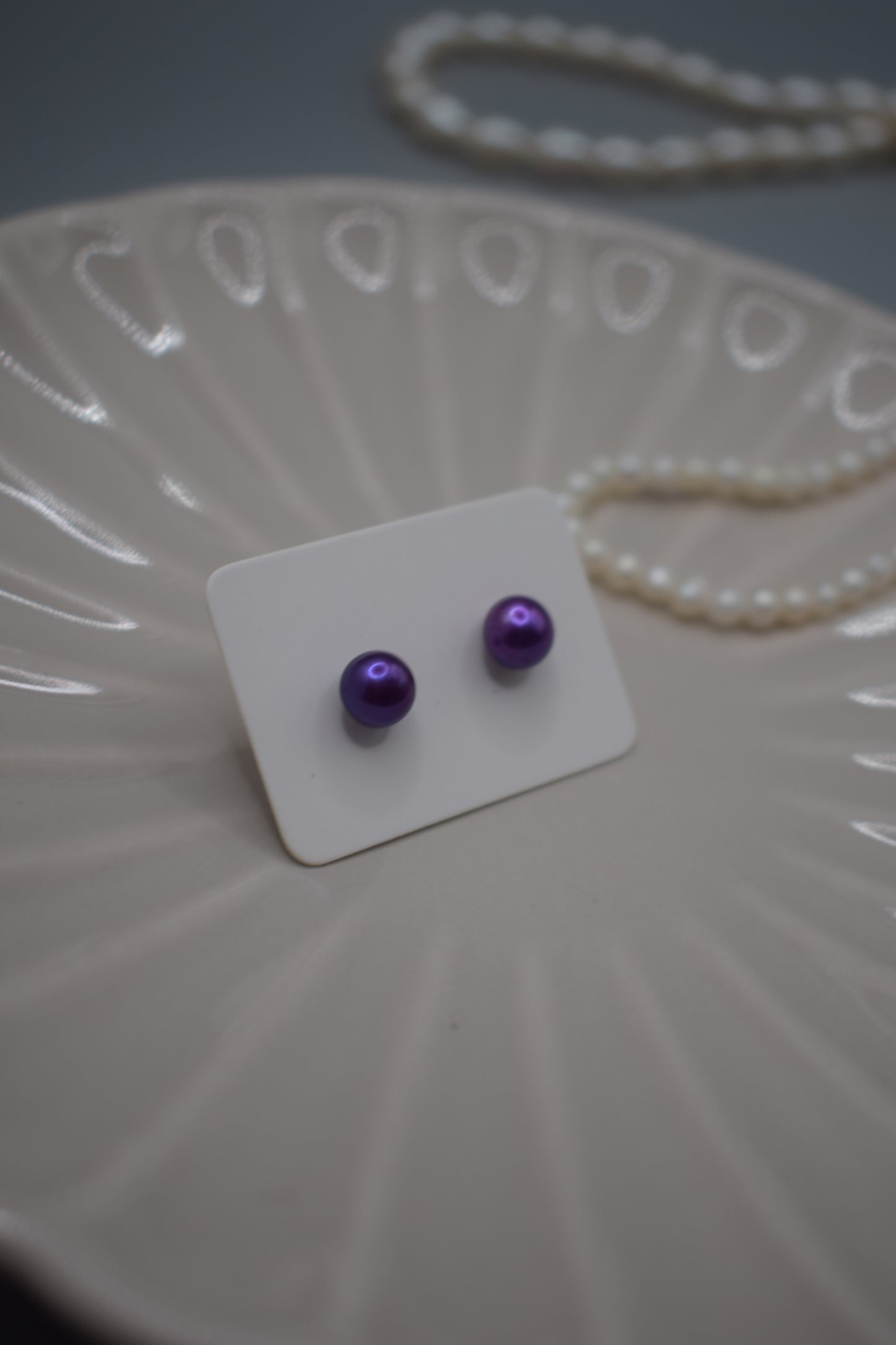 Freshwater Pearl Stud Earrings Variety of Colours // Gift, Birthday, Anniversary, Christmas