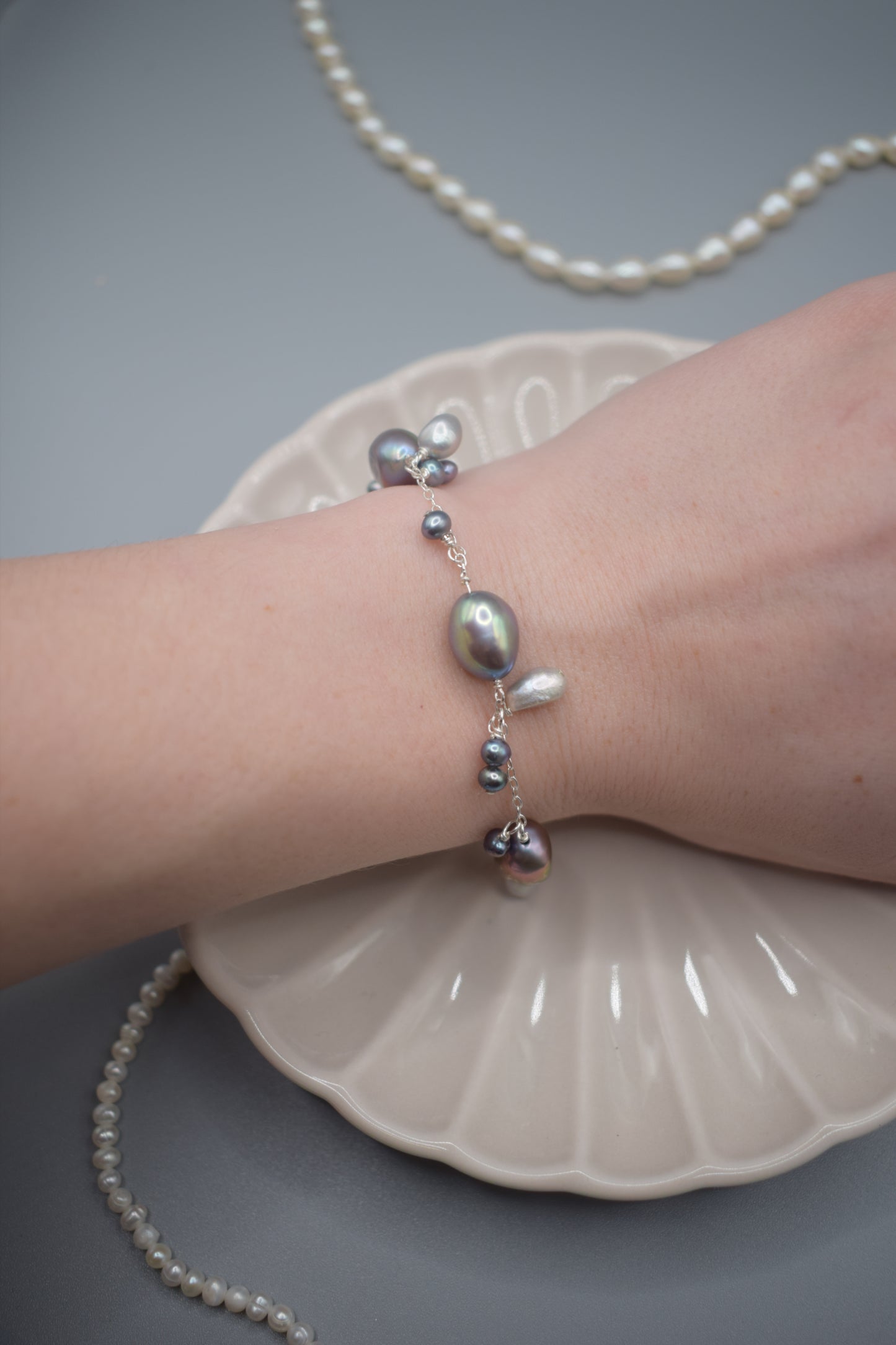 Aurora Tides Freshwater Pearl Bracelet