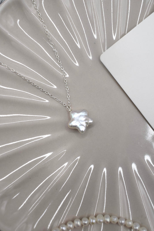 White Star Pearl Necklace