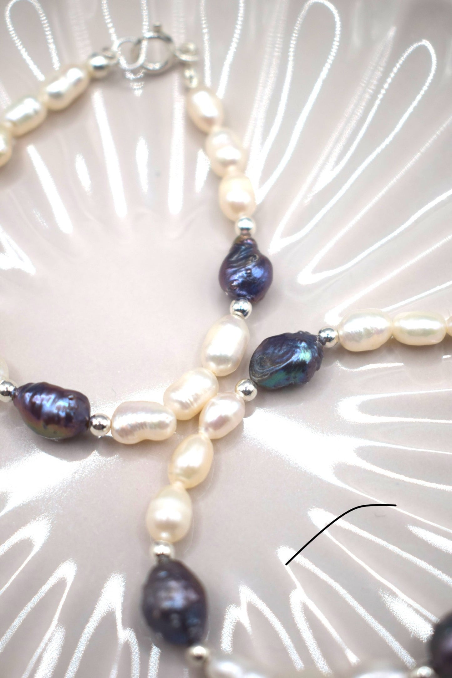 Rosebud Pearl Bracelet