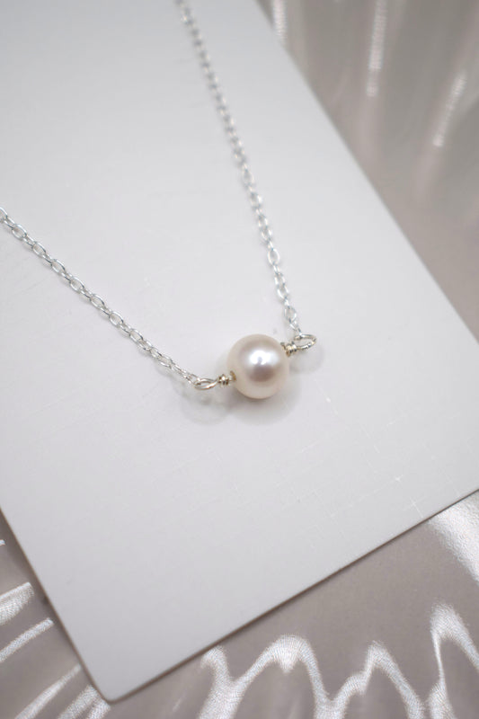 Single Pearl Necklace