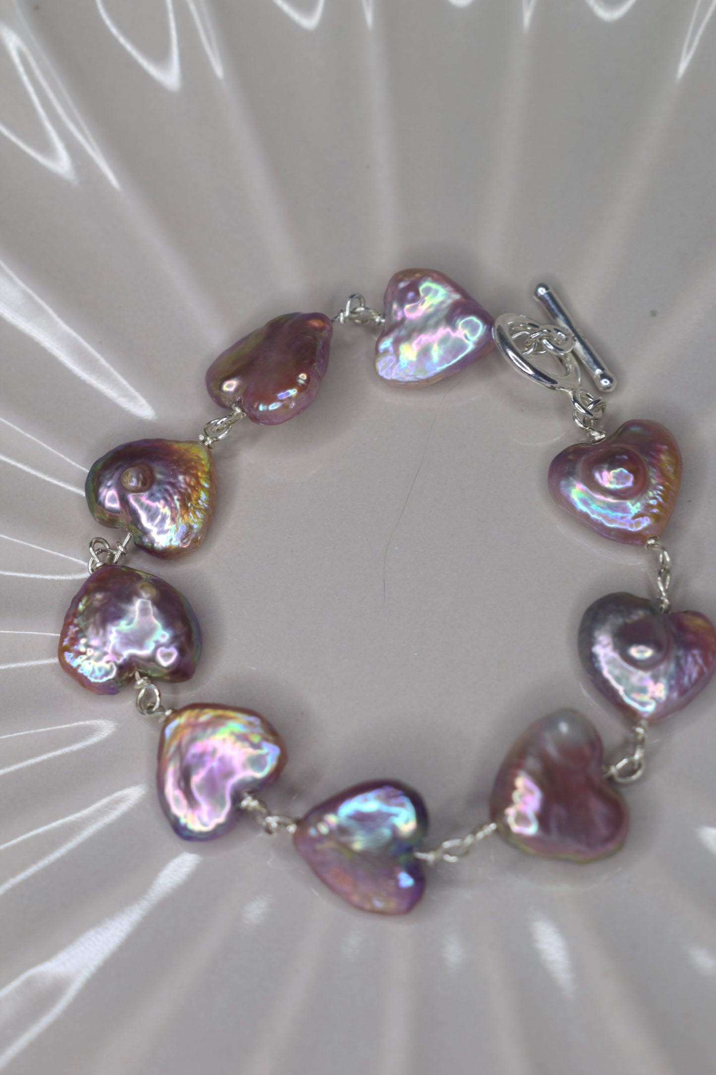 Heart Throb Pearl Bracelet