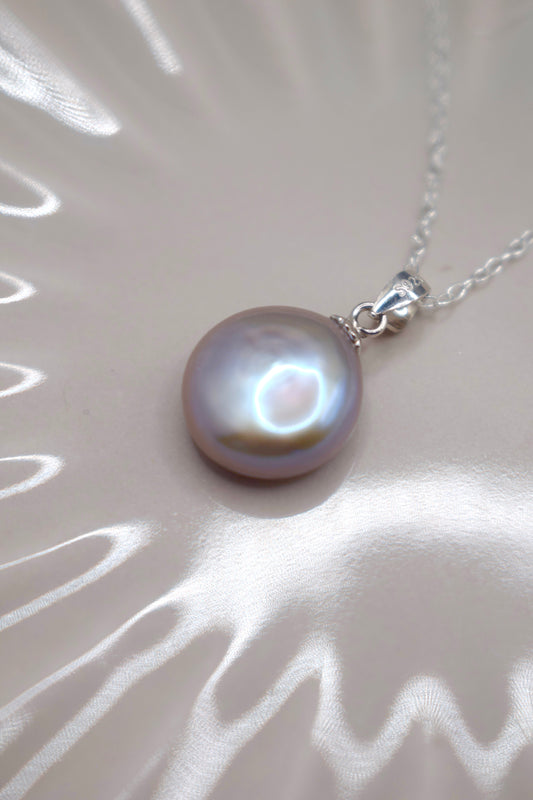 Lunar Reflection Pearl Necklace