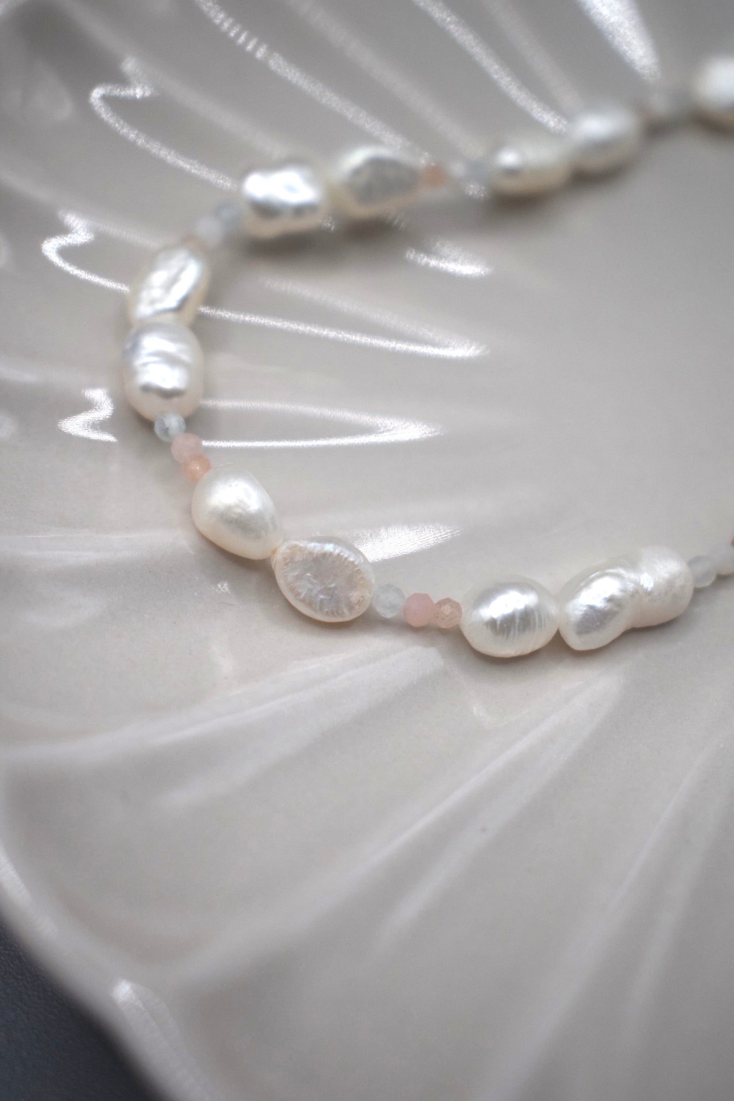 Pearl and Bead Anklet