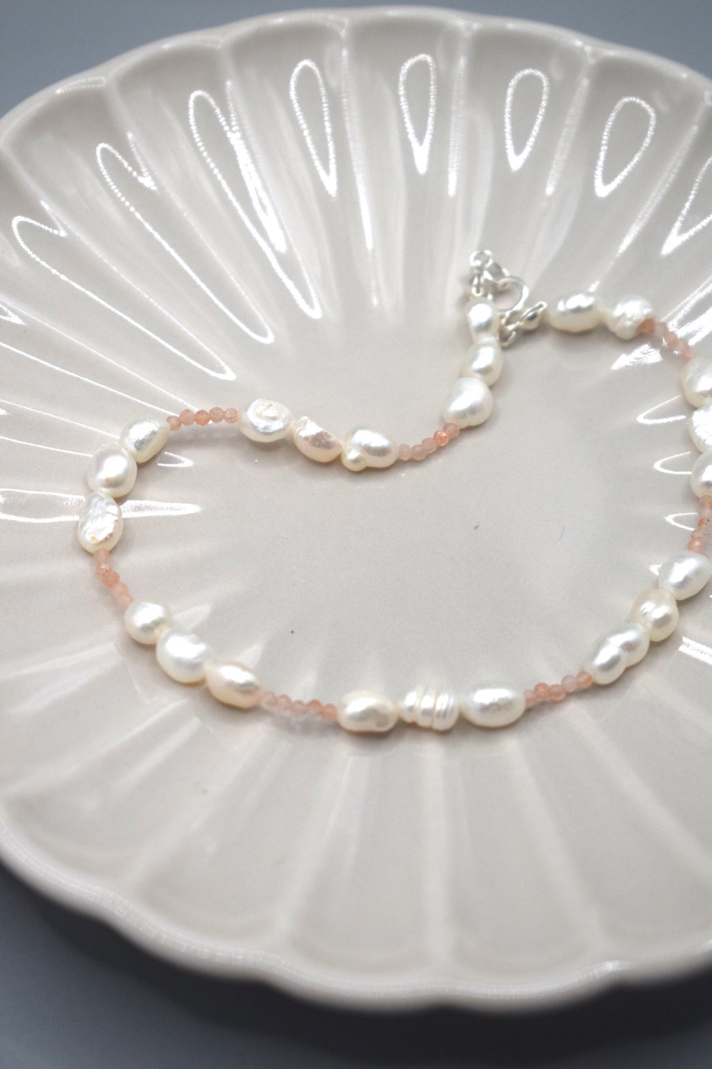 Pearl and Bead Anklet