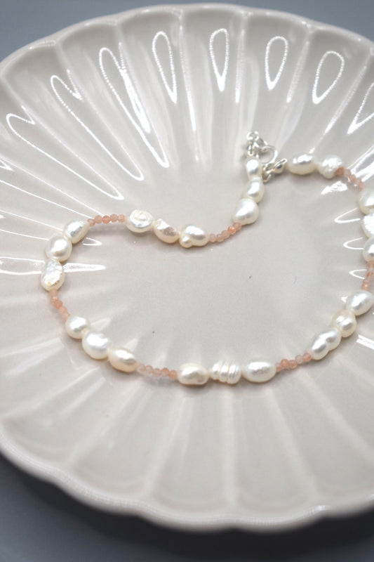 Pearl and Bead Anklet