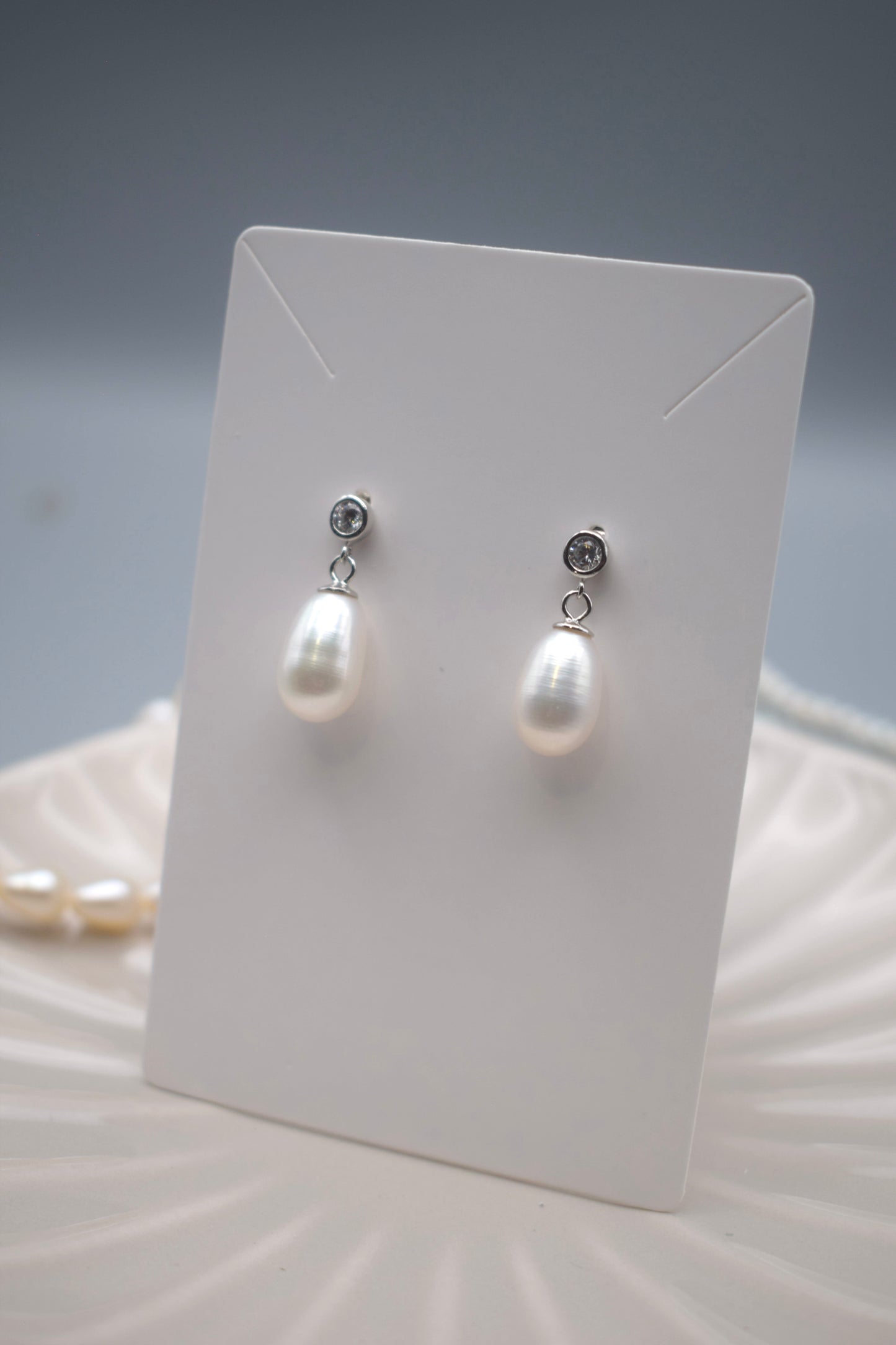 Freya Pearl Stud Earrings