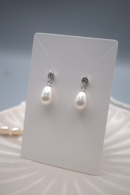 Freya Pearl Stud Earrings