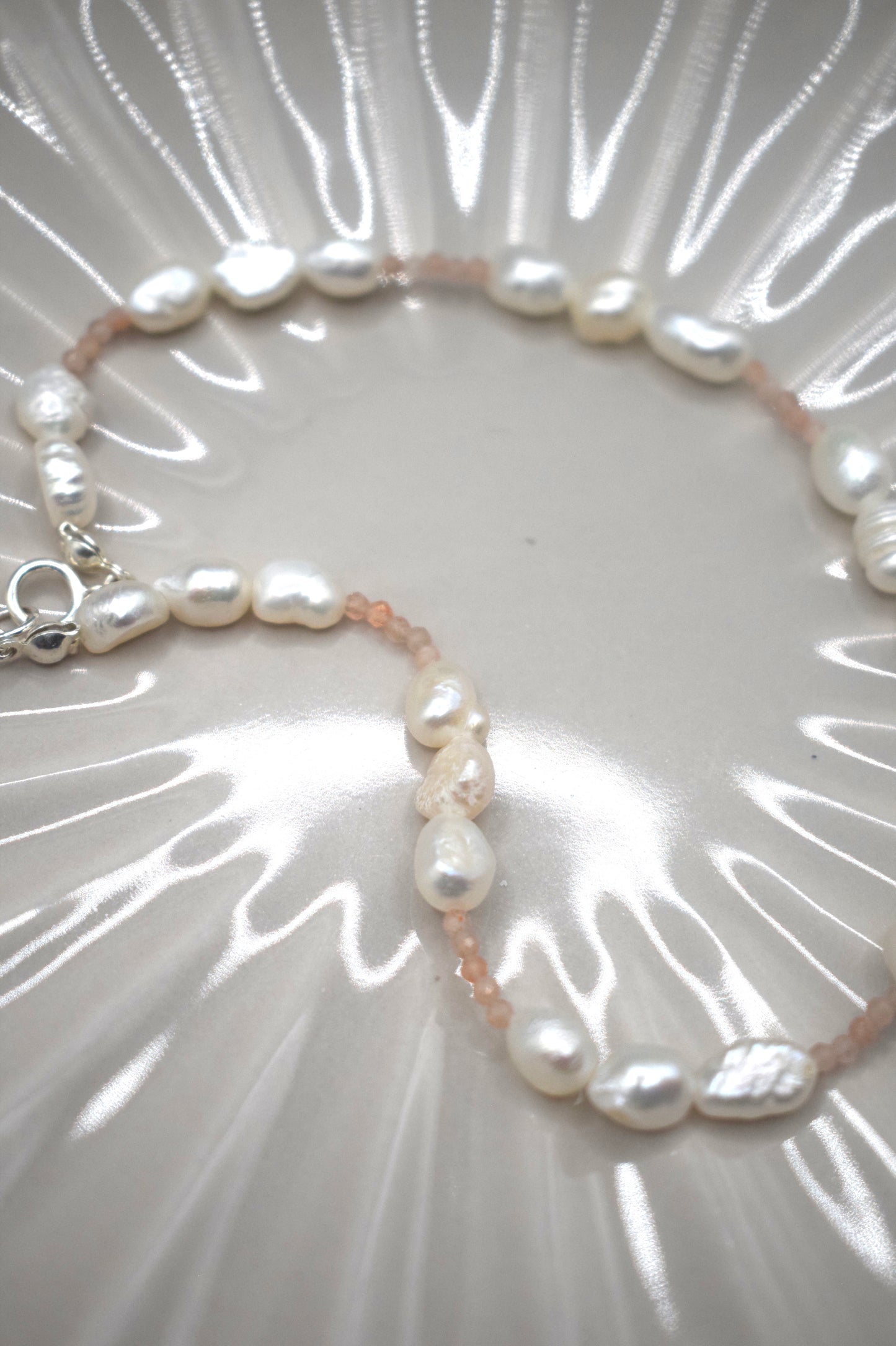 Pearl and Bead Anklet