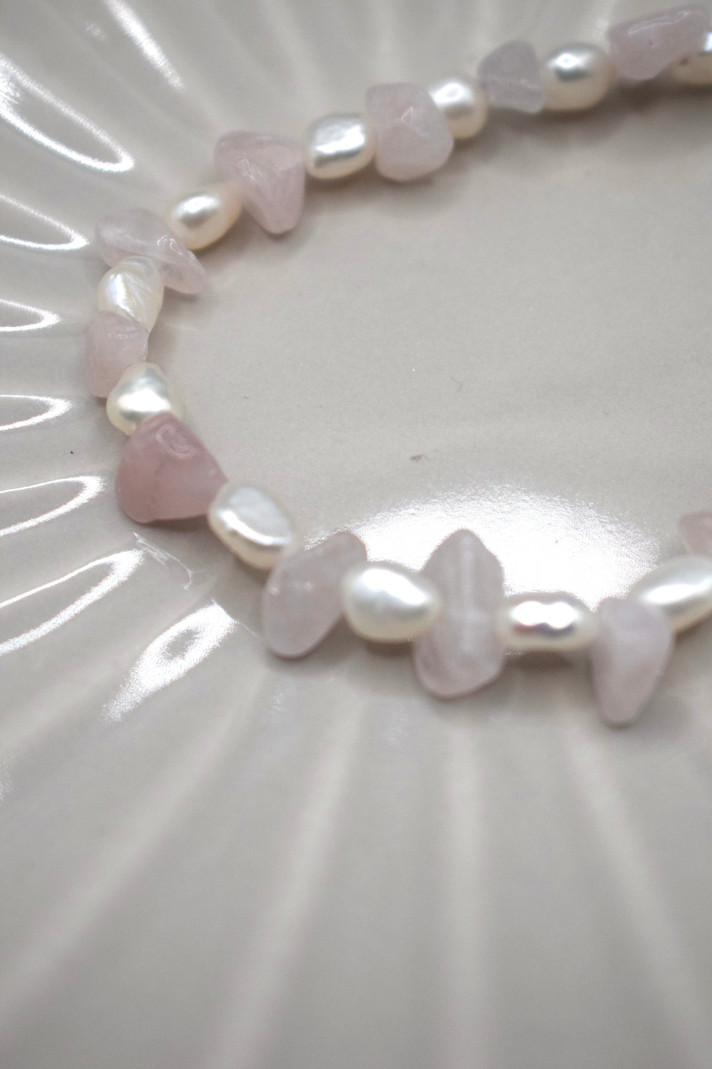 Pearl and Quartz Bracelet