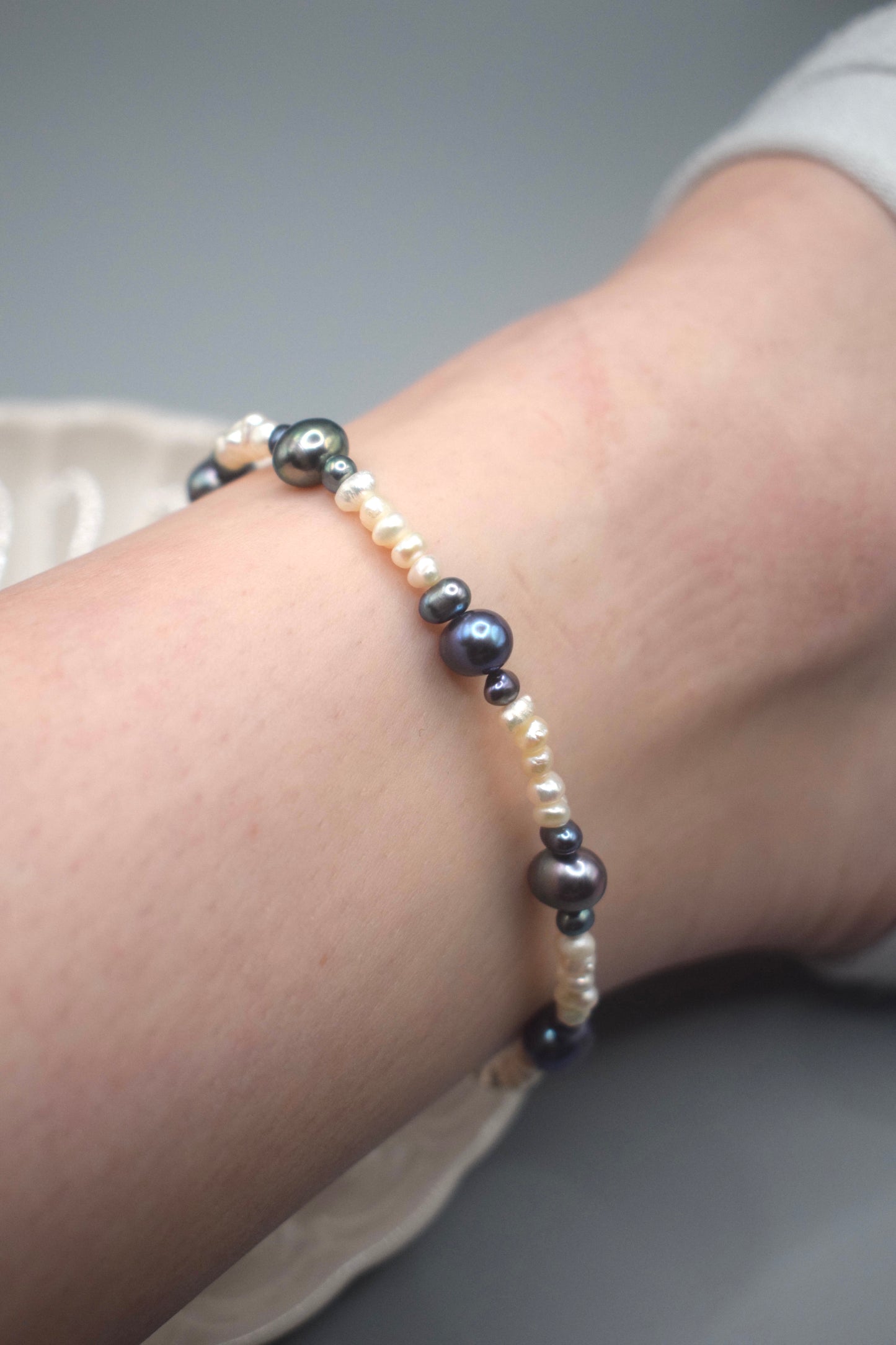 Peacock Blue Spacer Anklet