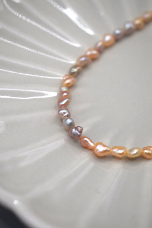 Mixed Pink Keshi Pearl Anklet