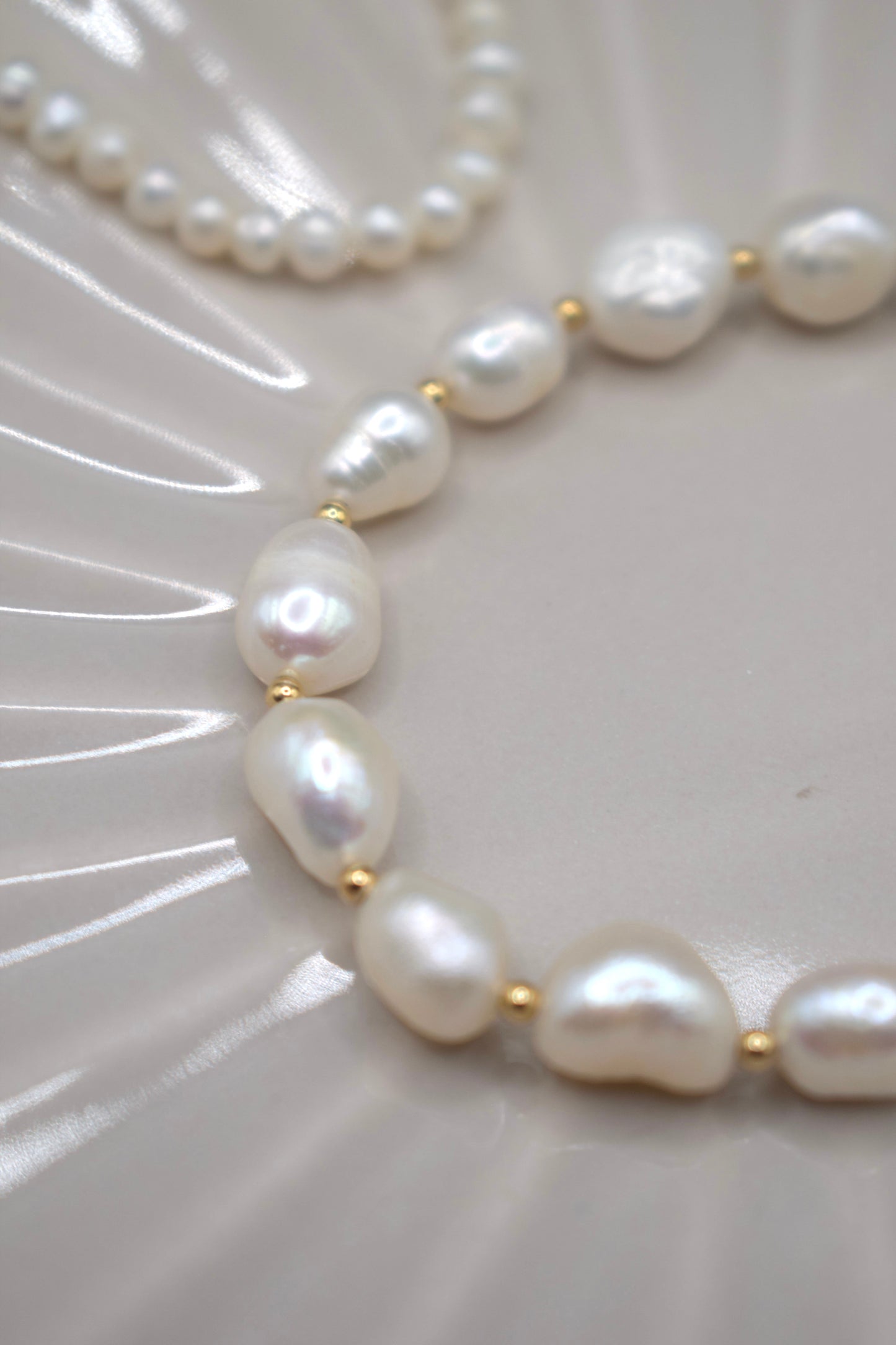 Natural Pearl Bracelet Gold-filled