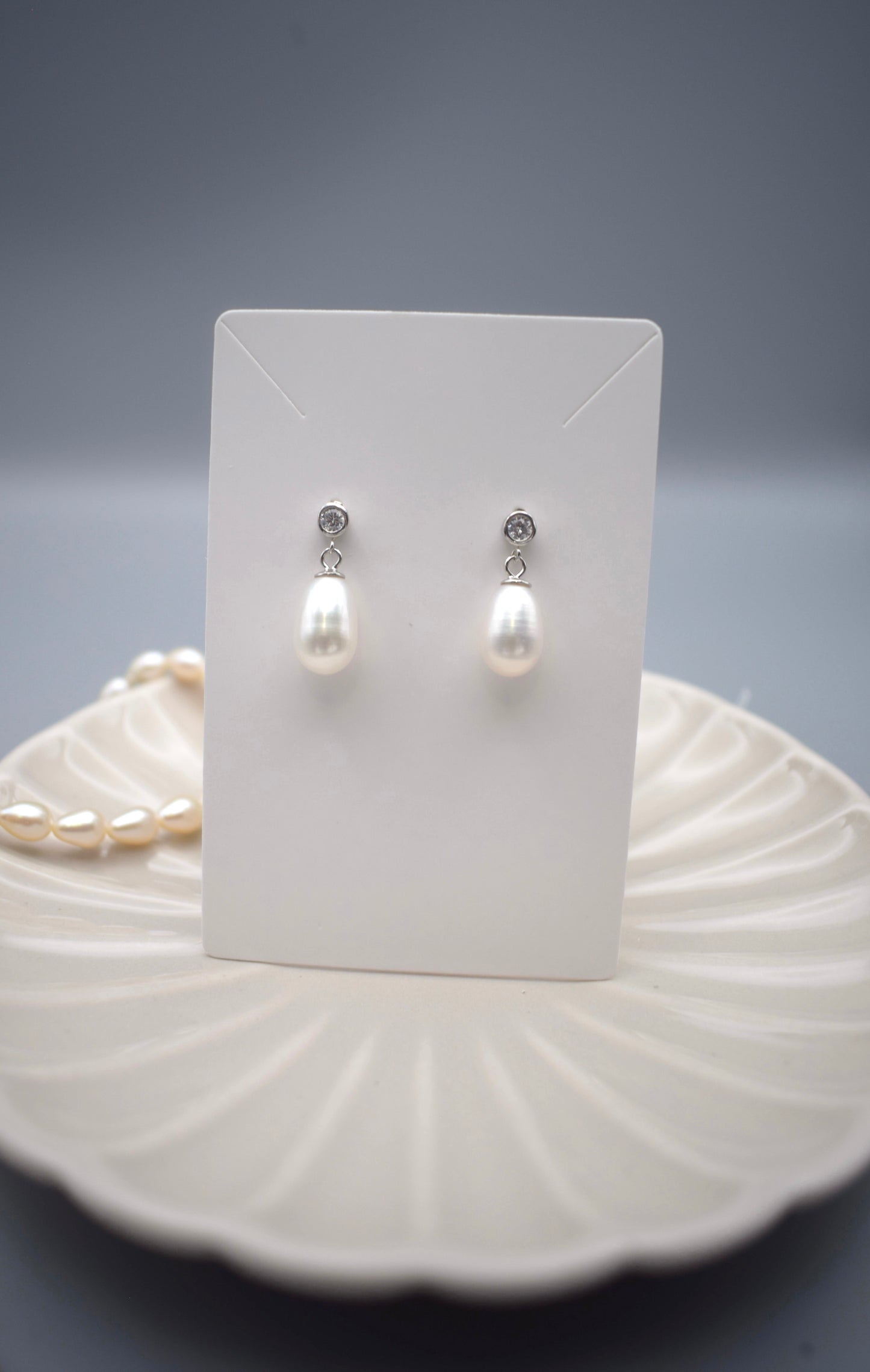 Freya Pearl Stud Earrings