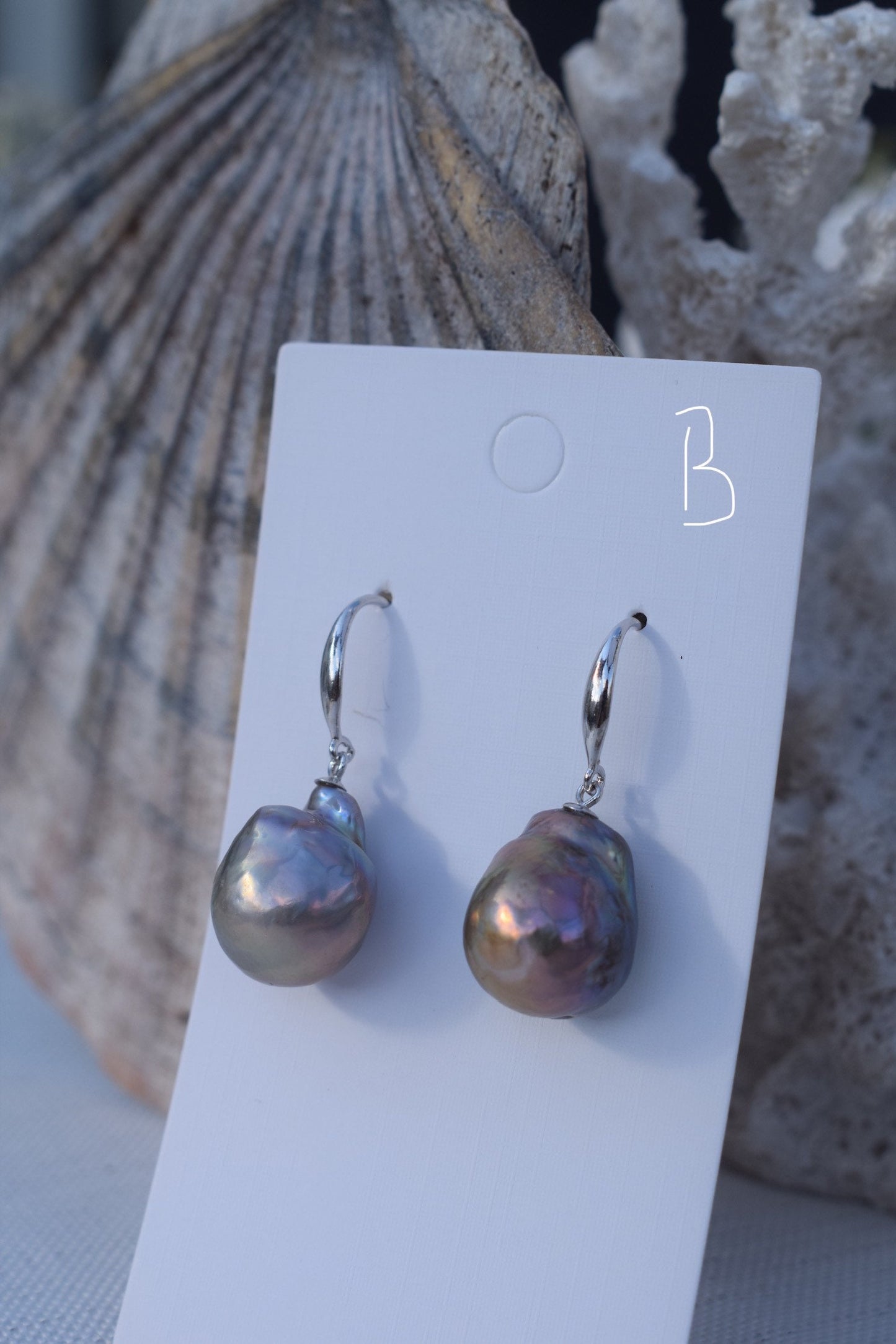 Flame-ball Pearl Earrings - Gift, Birthday, Anniversary, Christmas