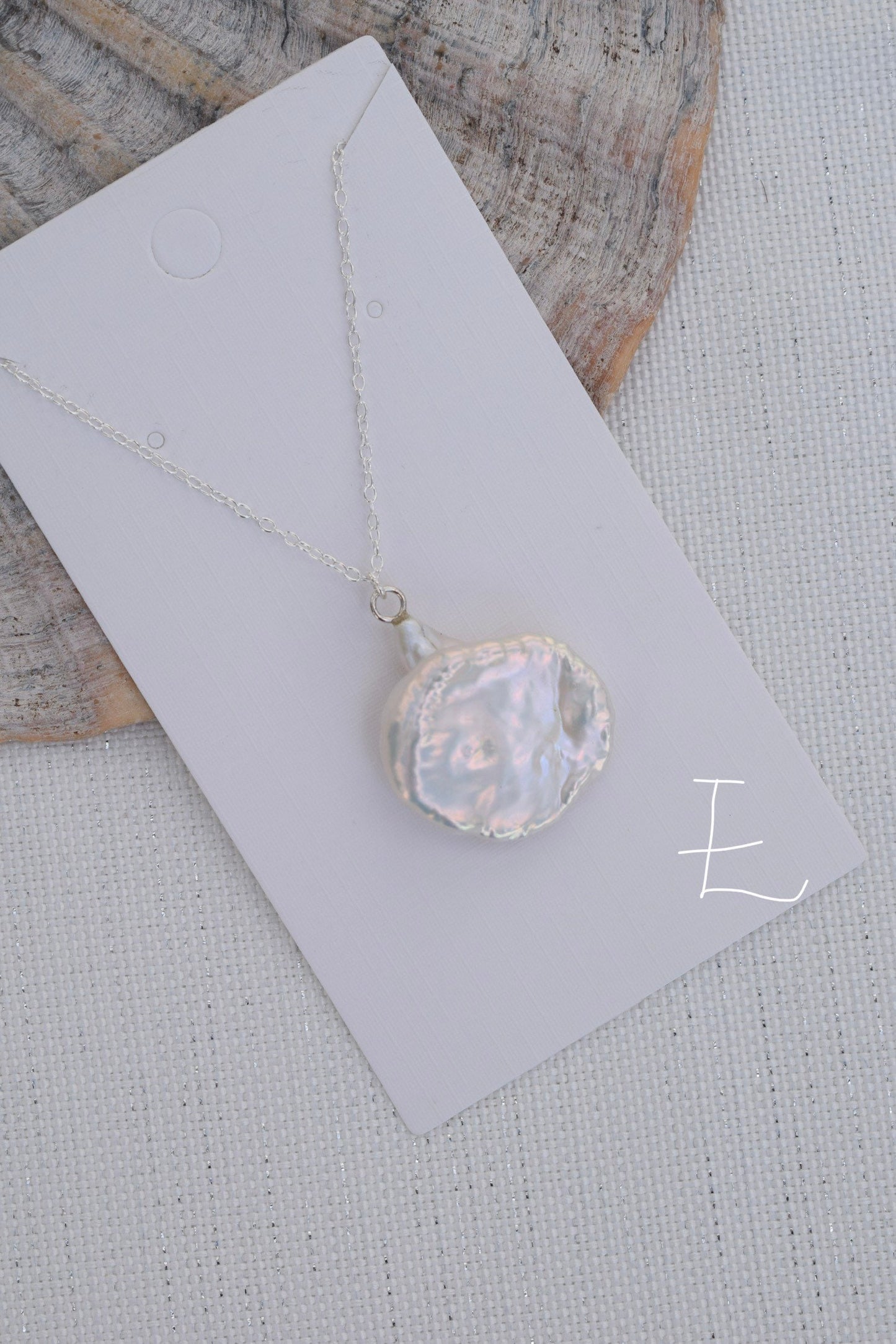 Keshi Pearl Pendant Necklace - Gift, Birthday, Anniversary, Christmas