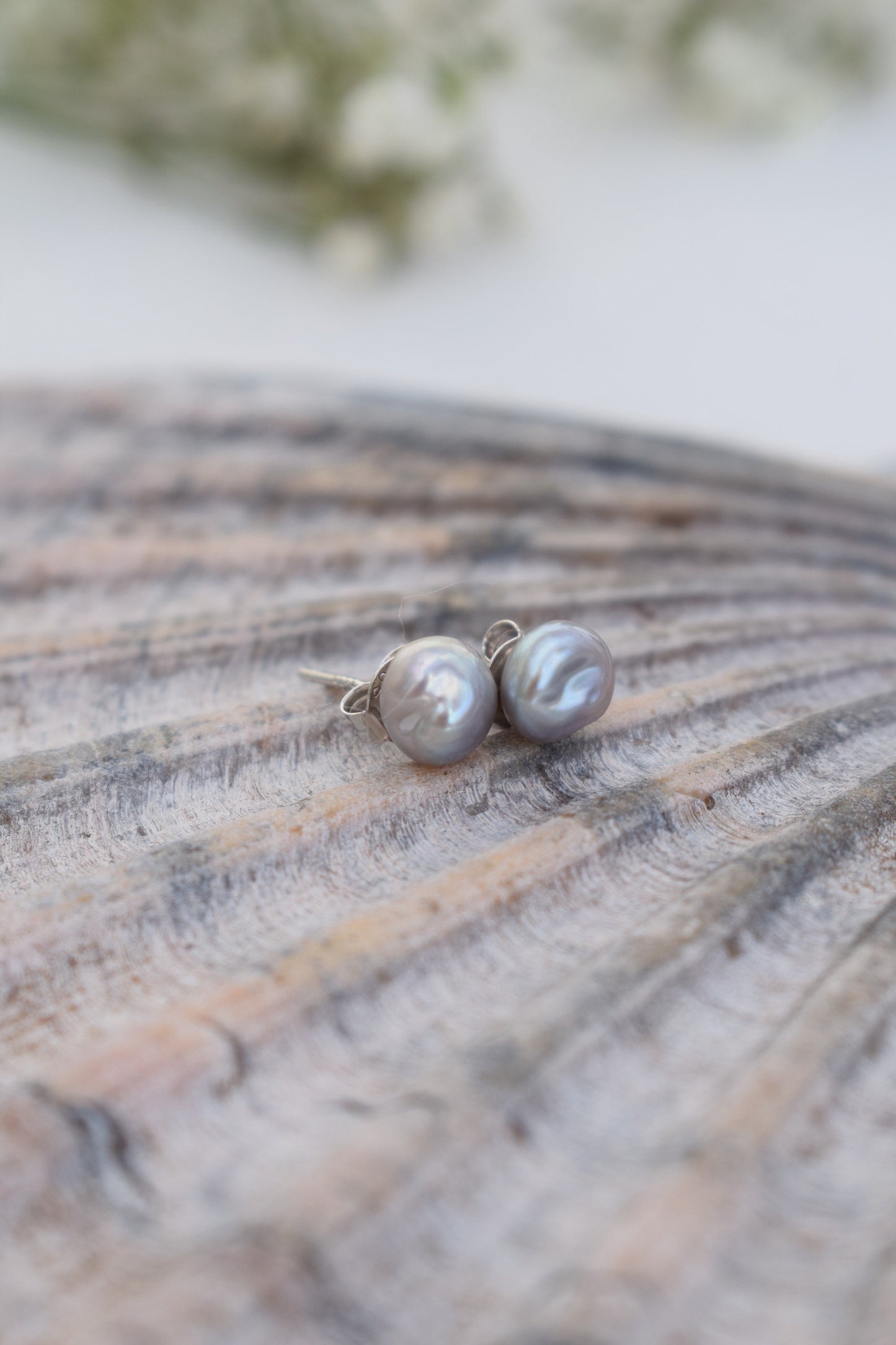 Freshwater Pearl Stud Earrings Variety of Colours // Gift, Birthday, Anniversary, Christmas